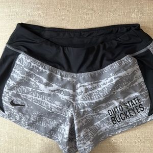 Nike Dri-Fit shorts. Size small. Never worn. Ohio State Buckeyes.